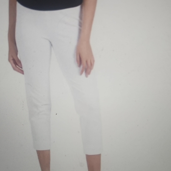 Piazza Sempione White Audrey Pants Size 38 - Picture 1 of 7